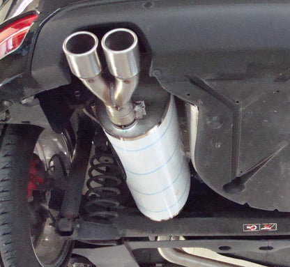 Citroen C4 Coupe Endschalldämpfer - 2x80 Typ 13