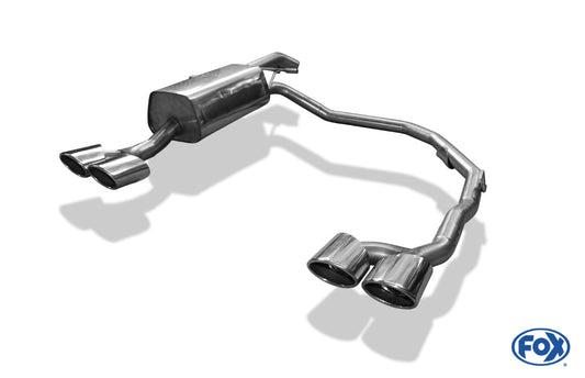 Citroen C4 - B7 Endschalldämpfer Ausgang rechts/links - 2x106x71 Typ 32 rechts/links