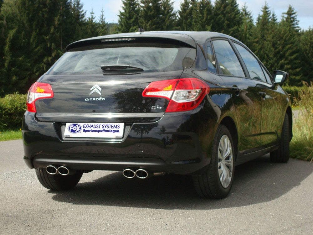 Citroen C4 - B7 Endschalldämpfer Ausgang rechts/links - 2x106x71 Typ 32 rechts/links