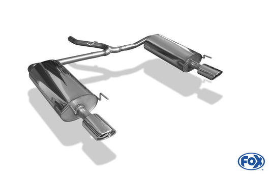 Chrysler Sebring Coupe&Cabrio Typ JR Endschalldämpfer rechts/links - 115x85 Typ 33 rechts/links