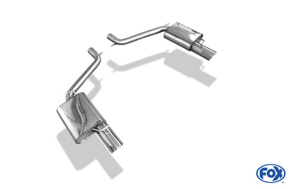 Chrysler 300C 5,7l Endschalldämpfer rechts/links - 1x100 Typ 17 rechts/links