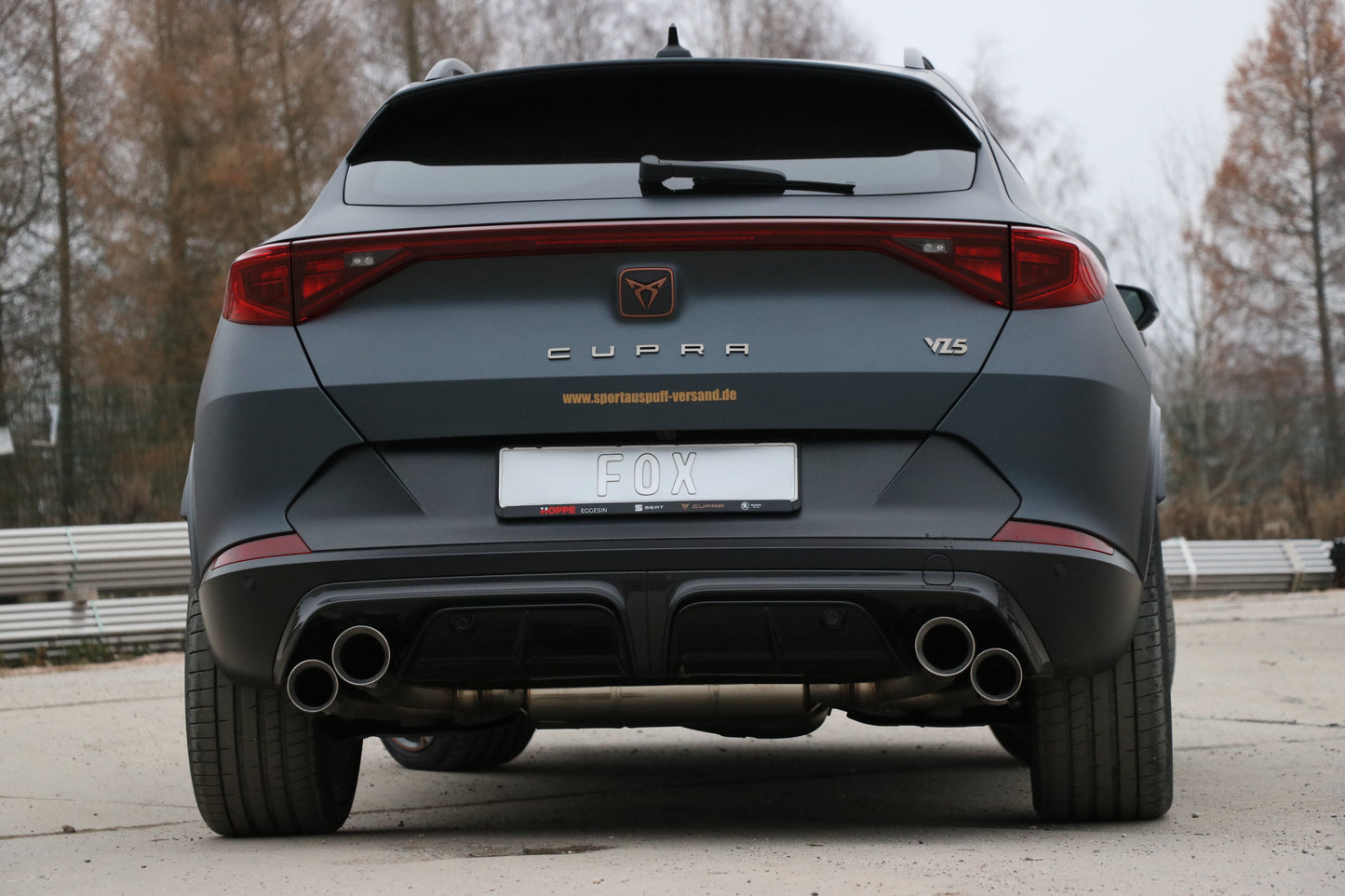 FOX CUPRA Formentor 4x4 - VZ5 Endschalldämpfer mit 2 Abgasklappen - 2x100 und 2x90 Typ 25