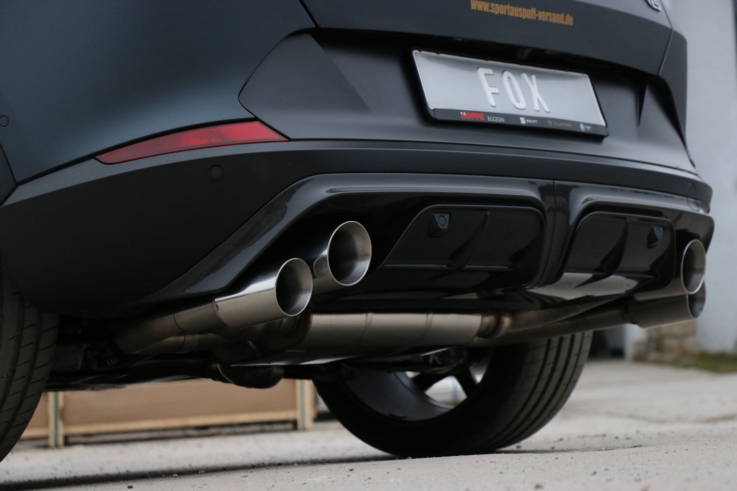 FOX CUPRA Formentor 4x4 - VZ5 Endschalldämpfer mit 2 Abgasklappen - 2x100 und 2x90 Typ 25