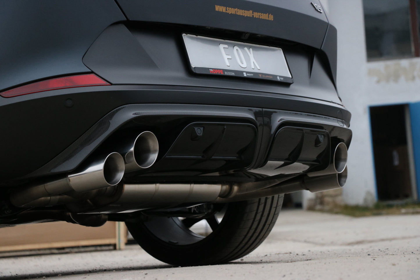 FOX CUPRA Formentor 4x4 - VZ5 Endschalldämpfer mit 2 Abgasklappen - 2x100 und 2x90 Typ 25