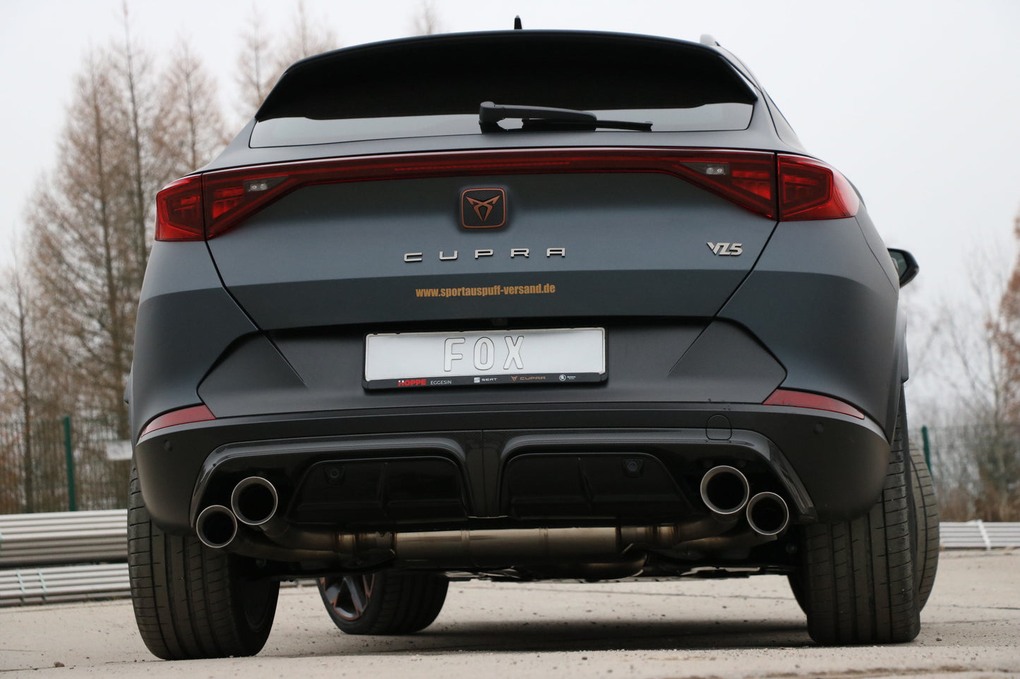 FOX CUPRA Formentor 4x4 - VZ5 Endschalldämpfer mit 2 Abgasklappen - 2x100 und 2x90 Typ 25
