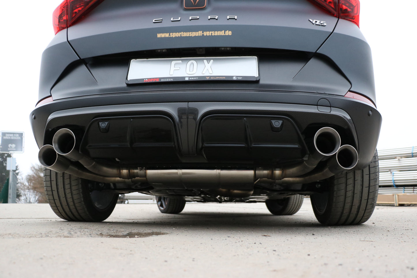 FOX CUPRA Formentor 4x4 - VZ5 Endschalldämpfer mit 2 Abgasklappen - 2x100 und 2x90 Typ 25