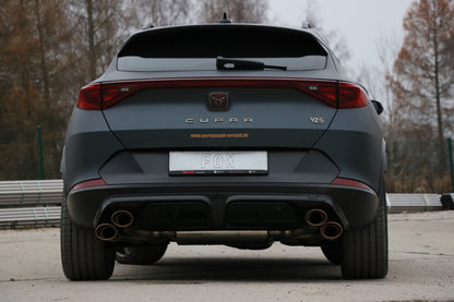 FOX CUPRA Formentor 4x4 - VZ5 Endschalldämpfer mit 2 Abgasklappen - 2x115x85 Typ 32 rechts/links Kupfer-Optik