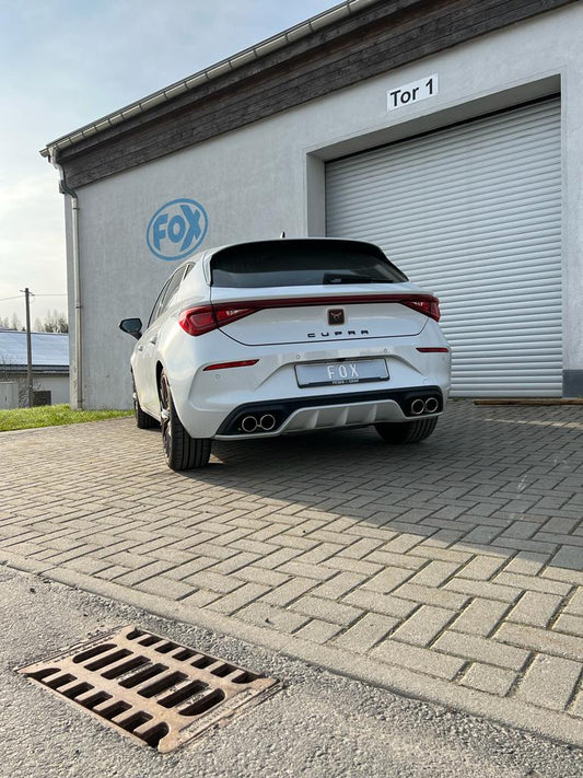 FOX Cupra Leon 4x2 - KL Endschalldämpfer Ausgang rechts/links - 2x80 Typ 16 rechts/links