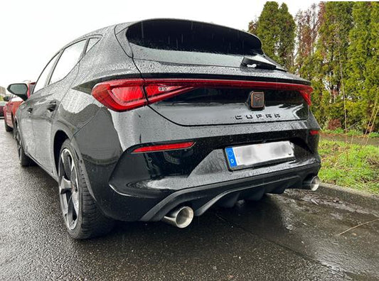 FOX Cupra Leon 4x2 - KL Endschalldämpfer Ausgang rechts/links - 1x100 Typ 25 rechts/links