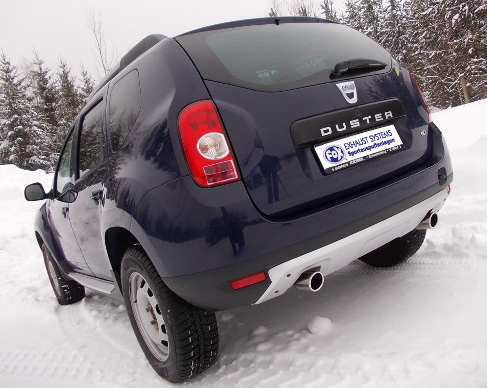Dacia Duster 4x4 Endschalldämpfer quer Ausgang rechts/links - 1x90 Typ 16 rechts/links