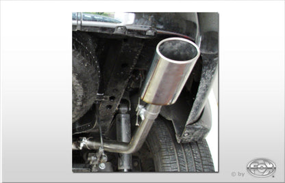 Dodge Nitro Endrohrsystem einseitig rechts - 140x90 Typ 32
