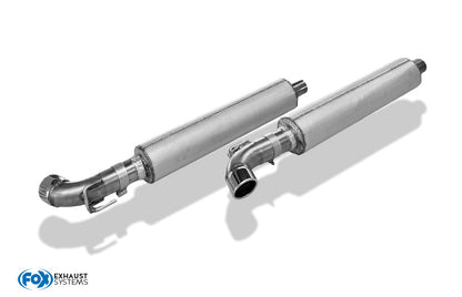 FOX Dodge Viper SRT-10 Endschalldämpfer Sidepipe mit Thermoisolierung - 1x90 Typ 12 rechts/links