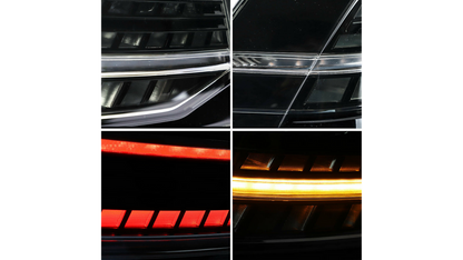 LED-Rückleuchten VW Golf 7 & 7.5 12–20 Schwarz Dynamische Blinker