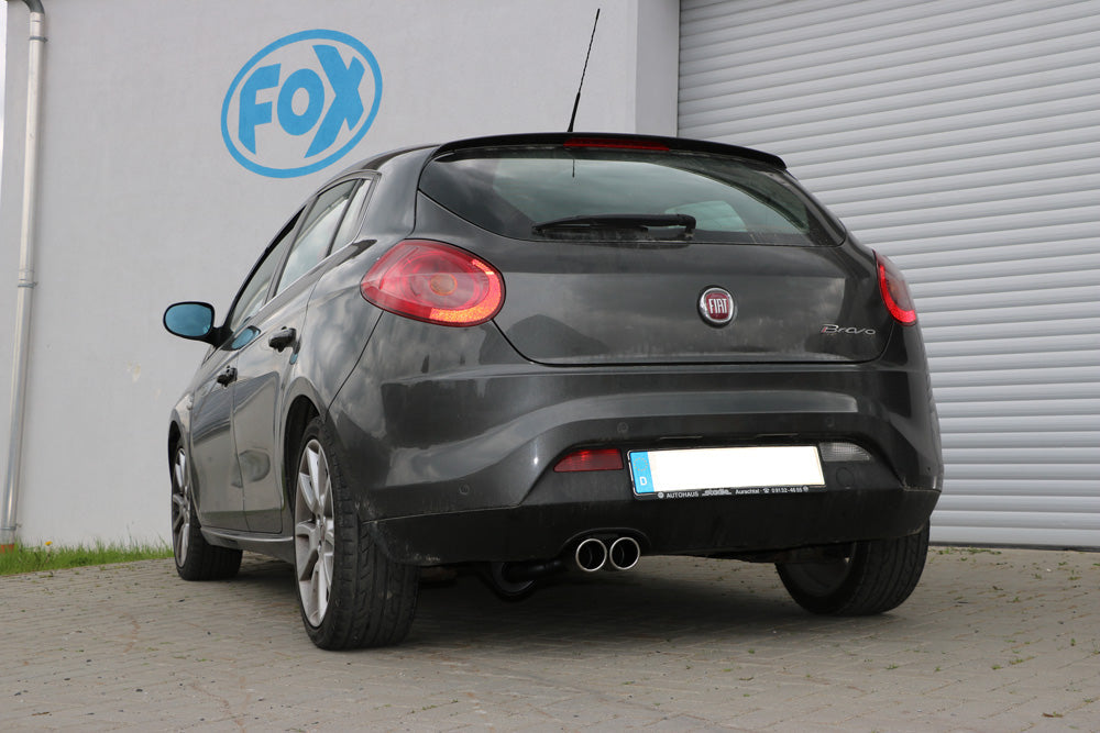 Fiat Bravo 198 für Modelle mit Stoßstangenausschnitt Endschalldämpfer - 2x80 Typ 16