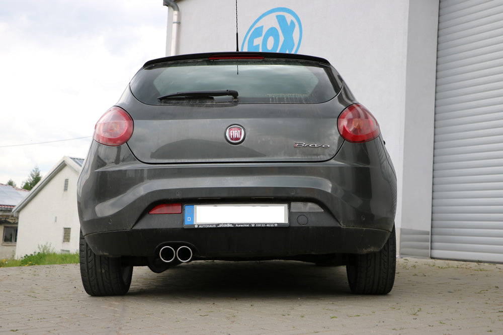 Fiat Bravo 198 für Modelle mit Stoßstangenausschnitt Endschalldämpfer - 2x80 Typ 16