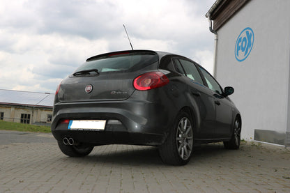Fiat Bravo 198 für Modelle mit Stoßstangenausschnitt Endschalldämpfer - 2x80 Typ 16