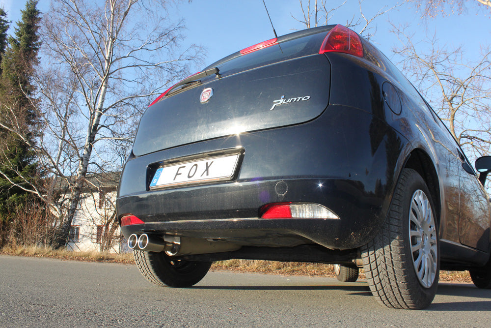 Fiat Grande Punto 199 - Benzin Endschalldämpfer - 2x76 Typ 13