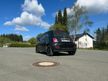 FOX Fiat 500/ 500C Endschalldämpfer - 2x80 Typ 25