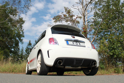Fiat 500 Abarth Endschalldämpfer quer Ausgang rechts/links - 1x100 Typ 25 rechts/links