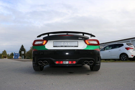 Fiat 124 Spider Abarth Endschalldämpfer quer Ausgang rechts/links - 2x106x71 Typ 32 rechts/links
