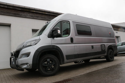 FOX Fiat Ducato/ Peugeot Boxer/ Peugeot Tourne/ Citroen Jumper Endrohr Ausgang zur Fahrerseite - 2x115x85 Typ 38