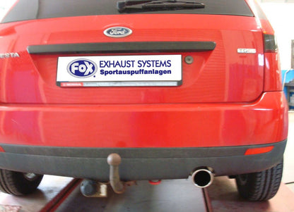 Ford Fiesta VI Endschalldämpfer inkl. Verbindungsrohr zum Kat - 1x90 Typ 16