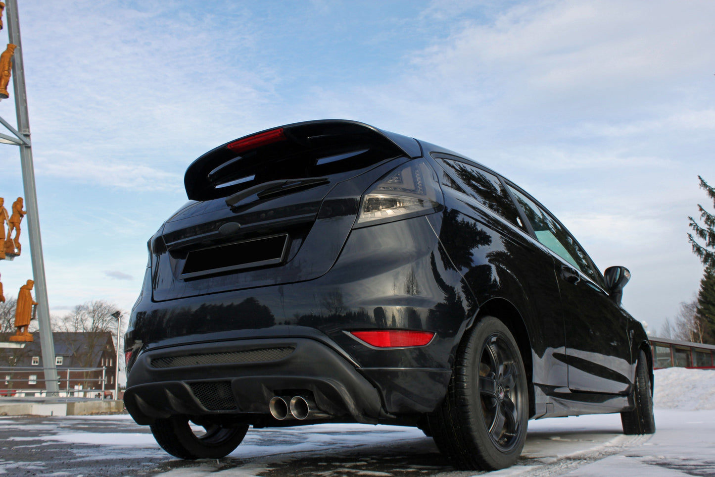 Ford Fiesta VII/ Fiesta VII Sport - 1,0l Eco Boost 1,4l Endschalldämpfer - 2x80 Typ 25
