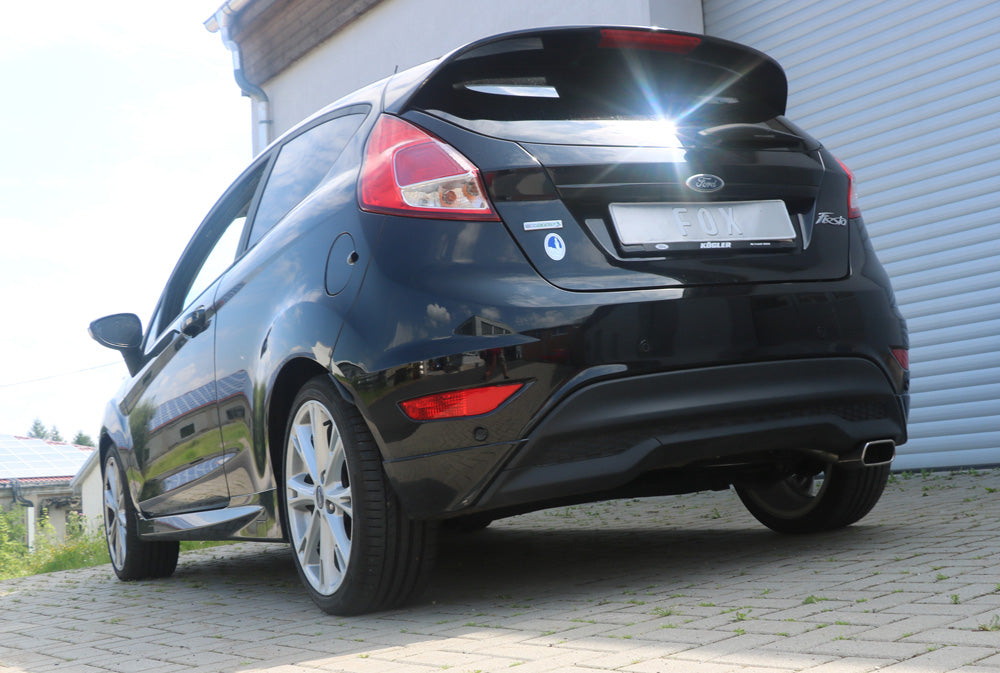 Ford Fiesta VII - Black/ Red Edition - 1,2l  1,4l D  1,6l D Endschalldämpfer - 145x65 Typ 59