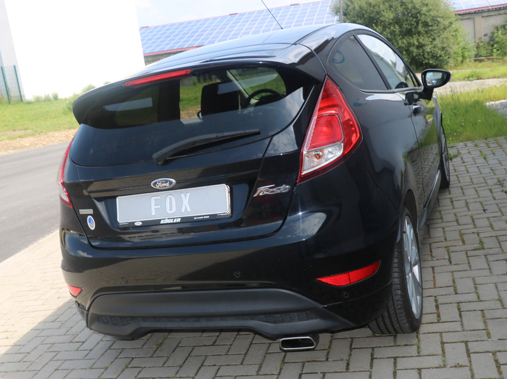Ford Fiesta VII - Black/ Red Edition Endschalldämpfer - 145x65 Typ 59