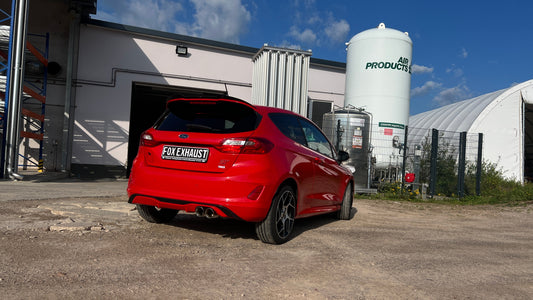 FOX Ford Fiesta MK8 ST - JHH Anlage inkl. Abgasklappe ab OPF - 2x90mm Typ 25