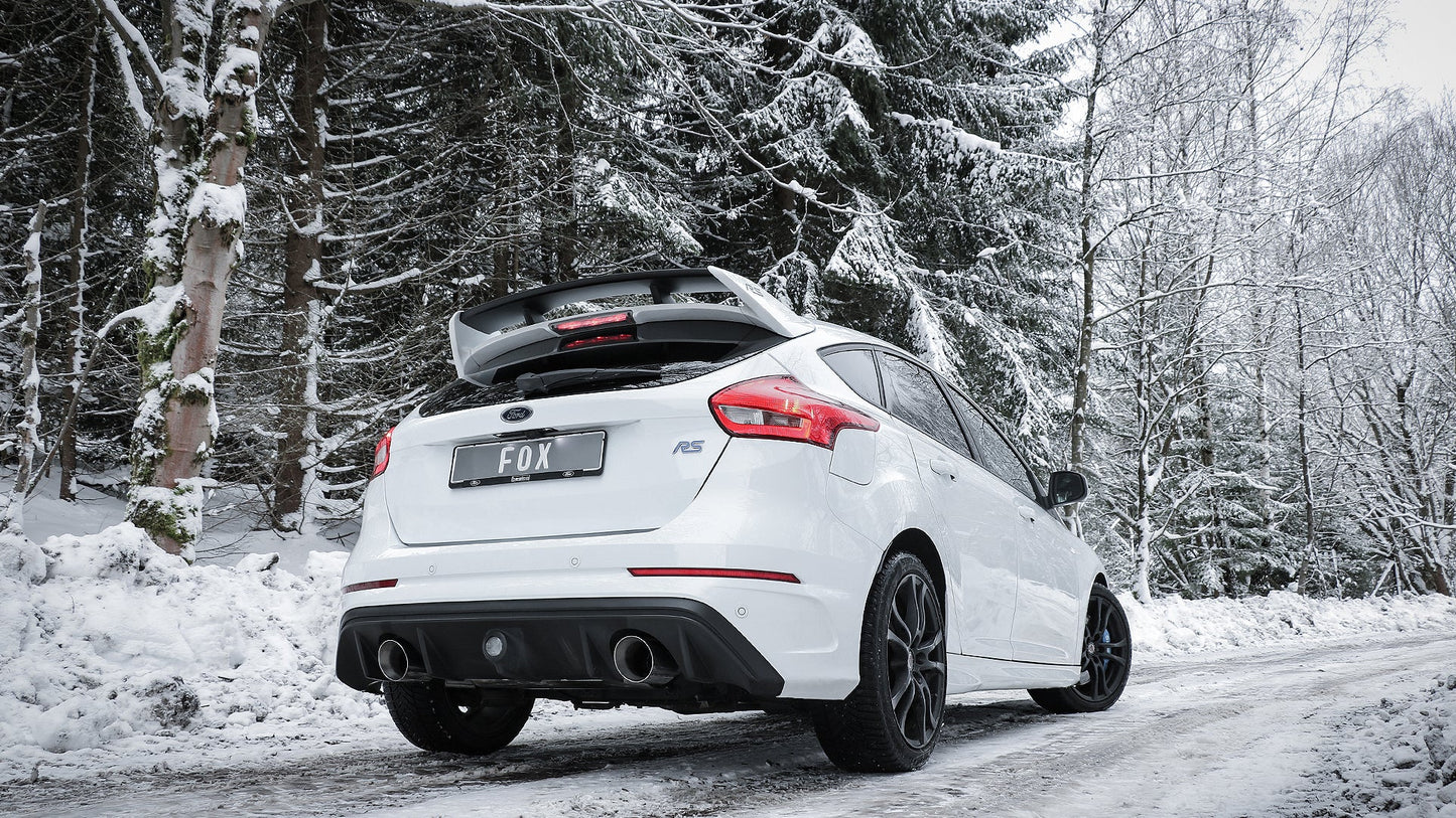 Ford Focus III RS Endschalldämpfer quer Ausgang rechts/links mit Abgasklappe - 1x114 Typ 25 rechts/links