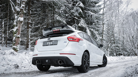Ford Focus III RS Endschalldämpfer quer Ausgang rechts/links mit Abgasklappe - 1x114 Typ 25 rechts/links