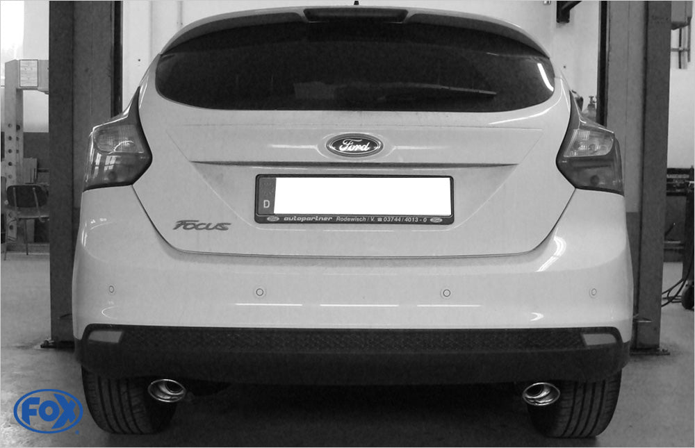 Ford Focus III Fließheck - Diesel Endschalldämpfer Ausgang rechts/links - 106x71 Typ 32 rechts/links