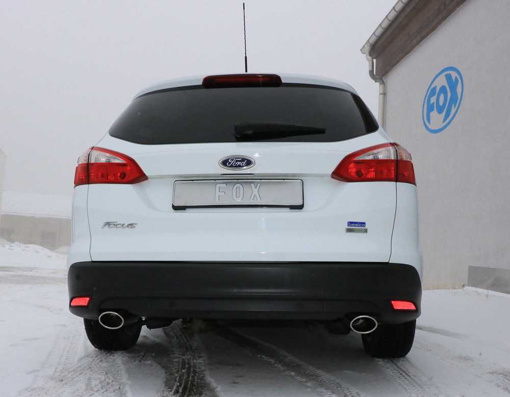 Ford Focus III Ecoboost - Turnier/ Kombi Endschalldämpfer Ausgang rechts/links - 106x71 Typ 32 rechts/links