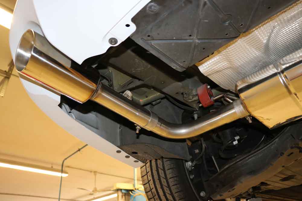 Ford Focus IV Turnier/ Kombi ST-Look Endschalldämpfer Ausgang rechts/links - 1x100 Typ 25 rechts/links für originale ST Stoßstange