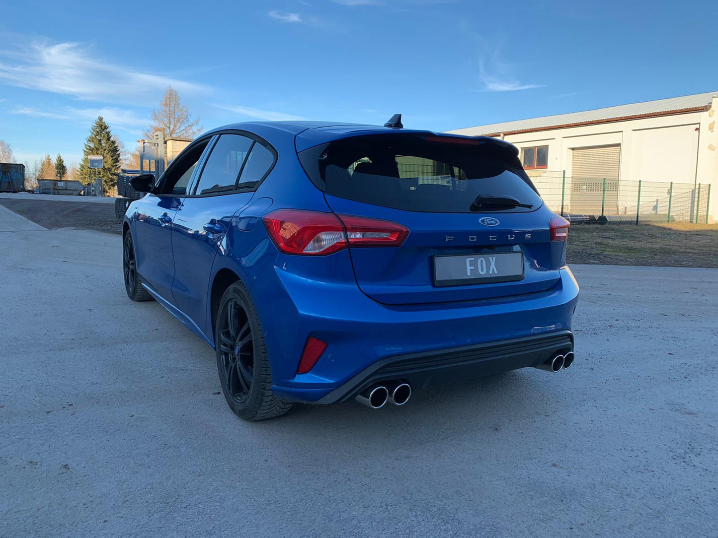 Ford Focus IV ST-Line - starre Hinterachse Endschalldämpfer Ausgang rechts/links - 2x90 Typ 16 rechts/links