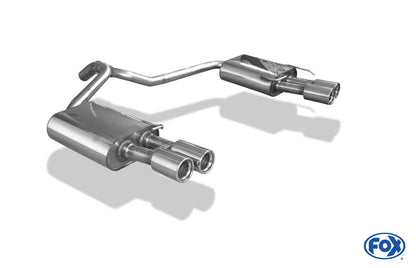 Ford Mondeo IV Fließheck Endschalldämpfer rechts/links - 2x80 Typ 13 rechts/rechts