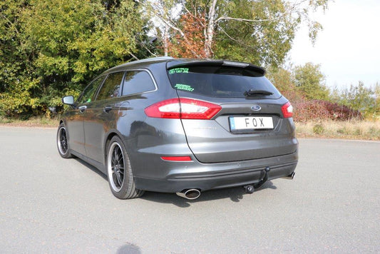 FOX Mondeo V Schrägheck/ Turnier/ Stufenheck Endschalldämpfer quer Ausgang rechts/links - 115x85 Typ 38 rechts/links