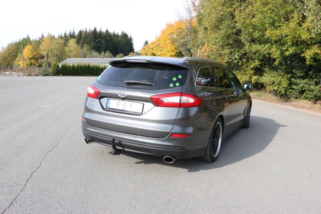 FOX Mondeo V Schrägheck/ Turnier/ Stufenheck Endschalldämpfer quer Ausgang rechts/links - 115x85 Typ 38 rechts/links