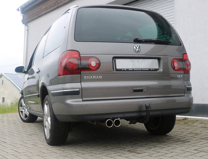 Ford Galaxy WGR/ VW Sharan 7M Endschalldämpfer - 2x80 Typ 13