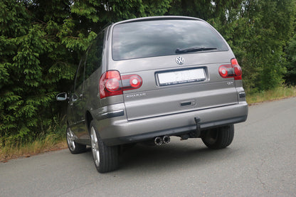 Ford Galaxy WGR/ VW Sharan 7M Endschalldämpfer - 2x80 Typ 64