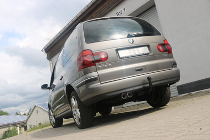 Ford Galaxy WGR/ VW Sharan 7M Endschalldämpfer - 2x80 Typ 64