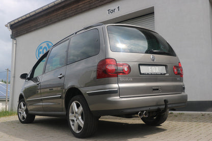 Ford Galaxy WGR/ VW Sharan 7M Endschalldämpfer - 2x80 Typ 64