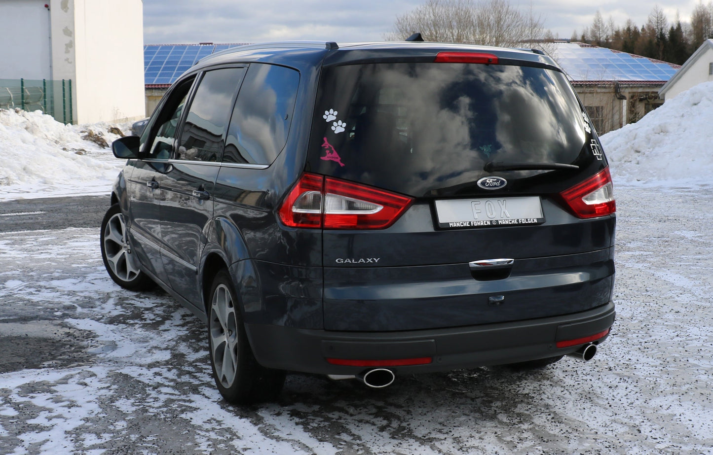 FOX Ford Galaxy II - WA6 Endschalldämpfer rechts/links - 115x85 Typ 38 rechts/links