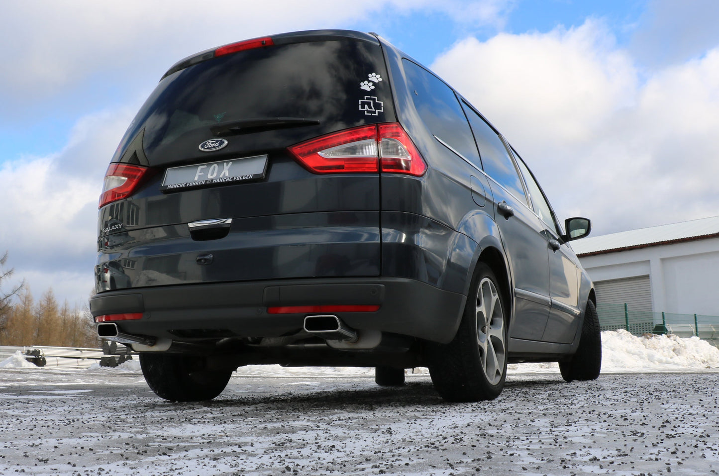 FOX Ford Galaxy II - WA6 Endschalldämpfer rechts/links - 145x65 Typ 59 rechts/links