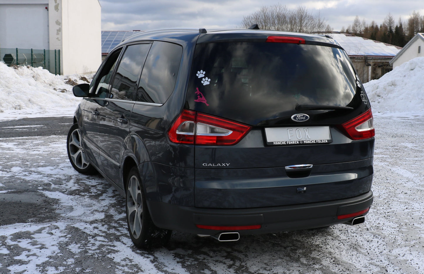 FOX Ford Galaxy II - WA6 Endschalldämpfer rechts/links - 145x65 Typ 59 rechts/links