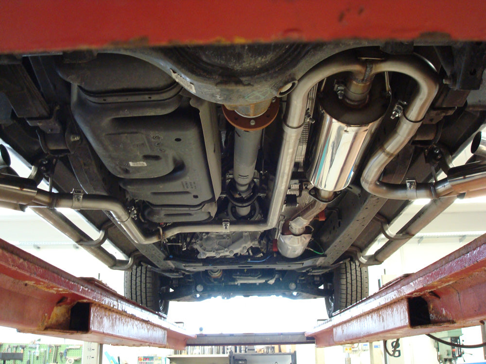 Ford Ranger 2011-08/2015 - 4x4 - Doppelkabine Endschalldämpfer Sidepipe, Ausgang rechts und links am Fahrzeug - 2x90 Typ 16 rechts/links