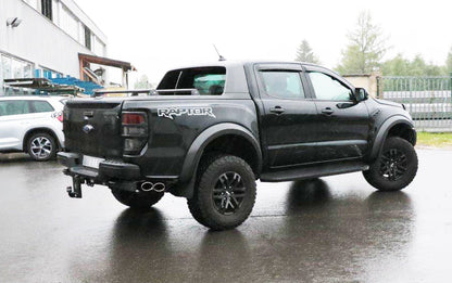 FOX Ford Raptor - Doppelkabine Endschalldämpfer Sidepipe, Ausgang an der rechten Fahrzeugseite hinter dem Hinterrad  - 2x115x85 Typ 38