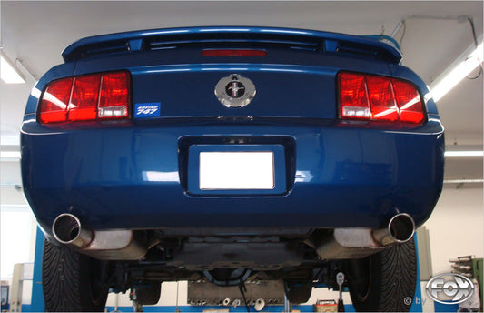 Ford Mustang Coupe Endschalldämpfer rechts/links mit Y-Verbindungsrohr - 1x100 Typ 17 rechts/links