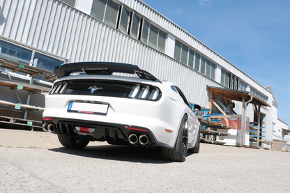 FOX Ford Mustang VI Coupe & Convertible - 4/6/8 -Zylinder Endschalldämpfer rechts/links ohne Abgasklappen - 2x100 Typ 25 rechts/links - passend an den Stoßstangenansatz 52889573 von Velocity
